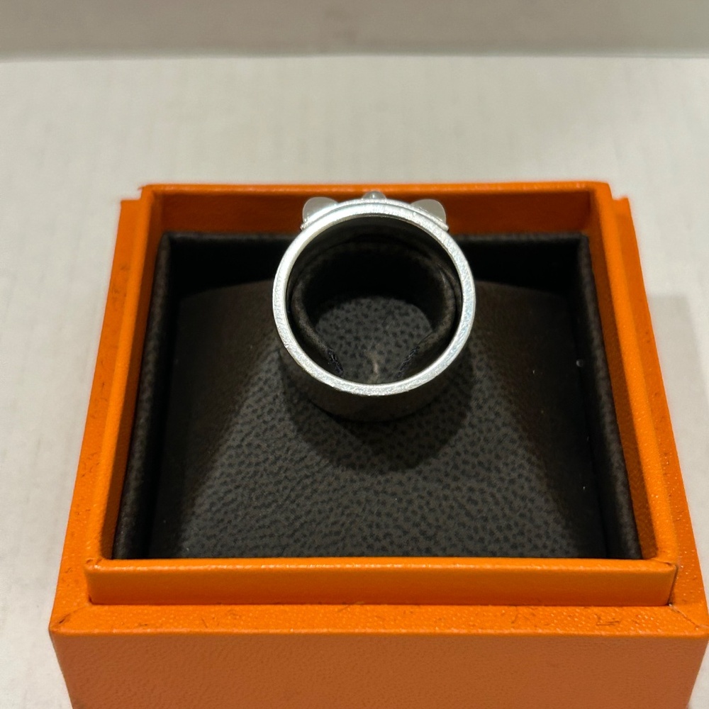 Hermes Collier De Chien Silver Ring - Picture 6 of 11
